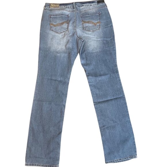 Natural Reflections Women's 12/T Classic Fit Straight Leg Jeans Everyday Wear - Picture 3 of 11